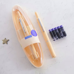 Caneta-tinteiro retrátil ergonômica de escrita suave para uso em escritório