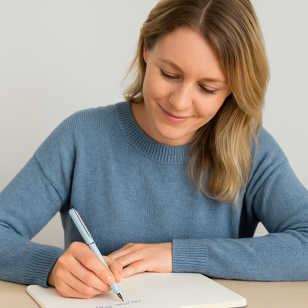Caneta-tinteiro retrátil ergonômica de escrita suave para uso em escritório