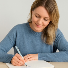 Caneta-tinteiro retrátil ergonômica de escrita suave para uso em escritório