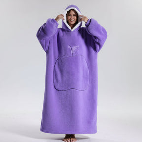 Cobertor Vestível com Capuz Snuggie Manta Aconchegante de Inverno com Capuz