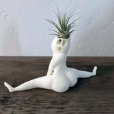 Ghost-Shaped Halloween Resin Air Plant Planter