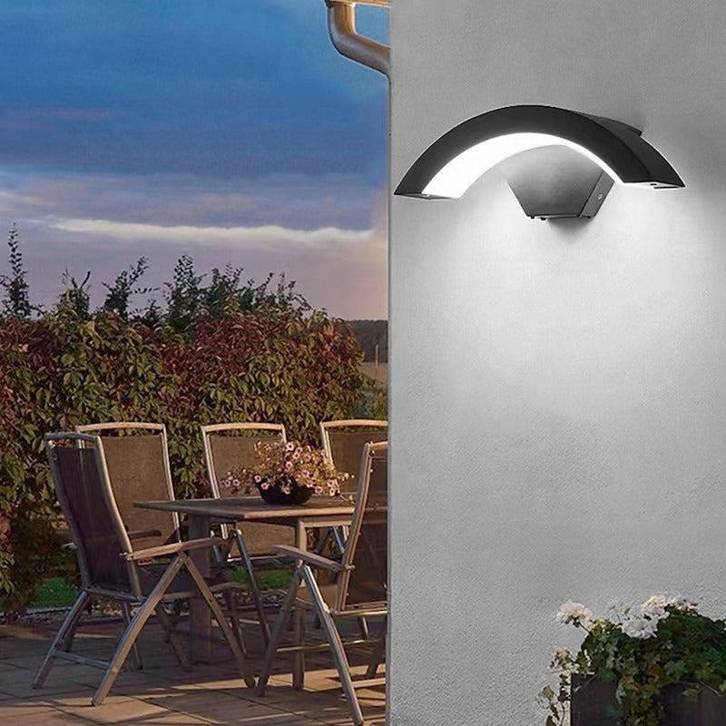 Luminária de Parede Externa Moderna | Arandela LED à Prova d'Água IP65