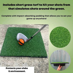 Jogo de Golfe com Velcro - Conjunto de Mini Golfe Casual, Adereço Auxiliar de Prática para Melhorar Habilidades de Golfe Adequado para Interior e Exterior