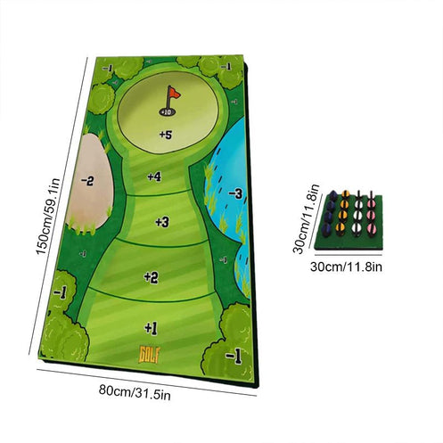 Jogo de Golfe com Velcro - Conjunto de Mini Golfe Casual, Adereço Auxiliar de Prática para Melhorar Habilidades de Golfe Adequado para Interior e Exterior