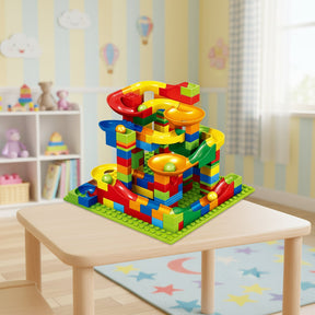 Conjunto de Pista de Brinquedo Marble Run Storespy - Kit de Montagem STEM
