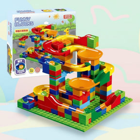 Conjunto de Pista de Brinquedo Marble Run Storespy - Kit de Montagem STEM