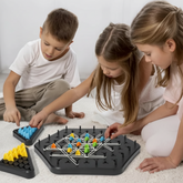 Jogo de Tabuleiro de Estratégia Familiar Indoor Xadrez Triangular Dobrável