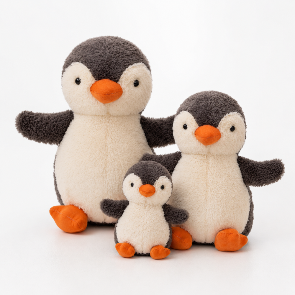 Brinquedo de Pelúcia Pinguim Anti-estresse Macio