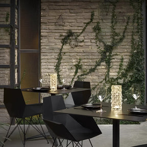 Luminária de Mesa com Controle Touch Moderna Regulável Recarregável Luz de Ambiente