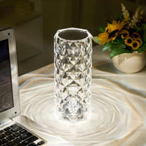 Luminária de Mesa com Controle Touch Moderna Regulável Recarregável Luz de Ambiente