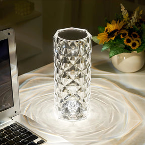Luminária de Mesa com Controle Touch Moderna Regulável Recarregável Luz de Ambiente