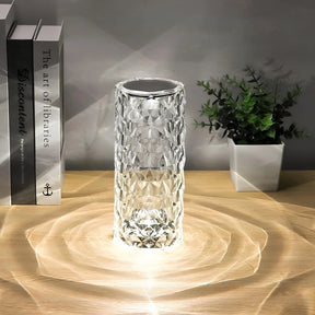 Luminária de Mesa com Controle Touch Moderna Regulável Recarregável Luz de Ambiente