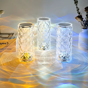 Luminária de Mesa com Controle Touch Moderna Regulável Recarregável Luz de Ambiente