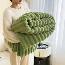 Throw Blanket Cozy Plush Soft Textured Oversized