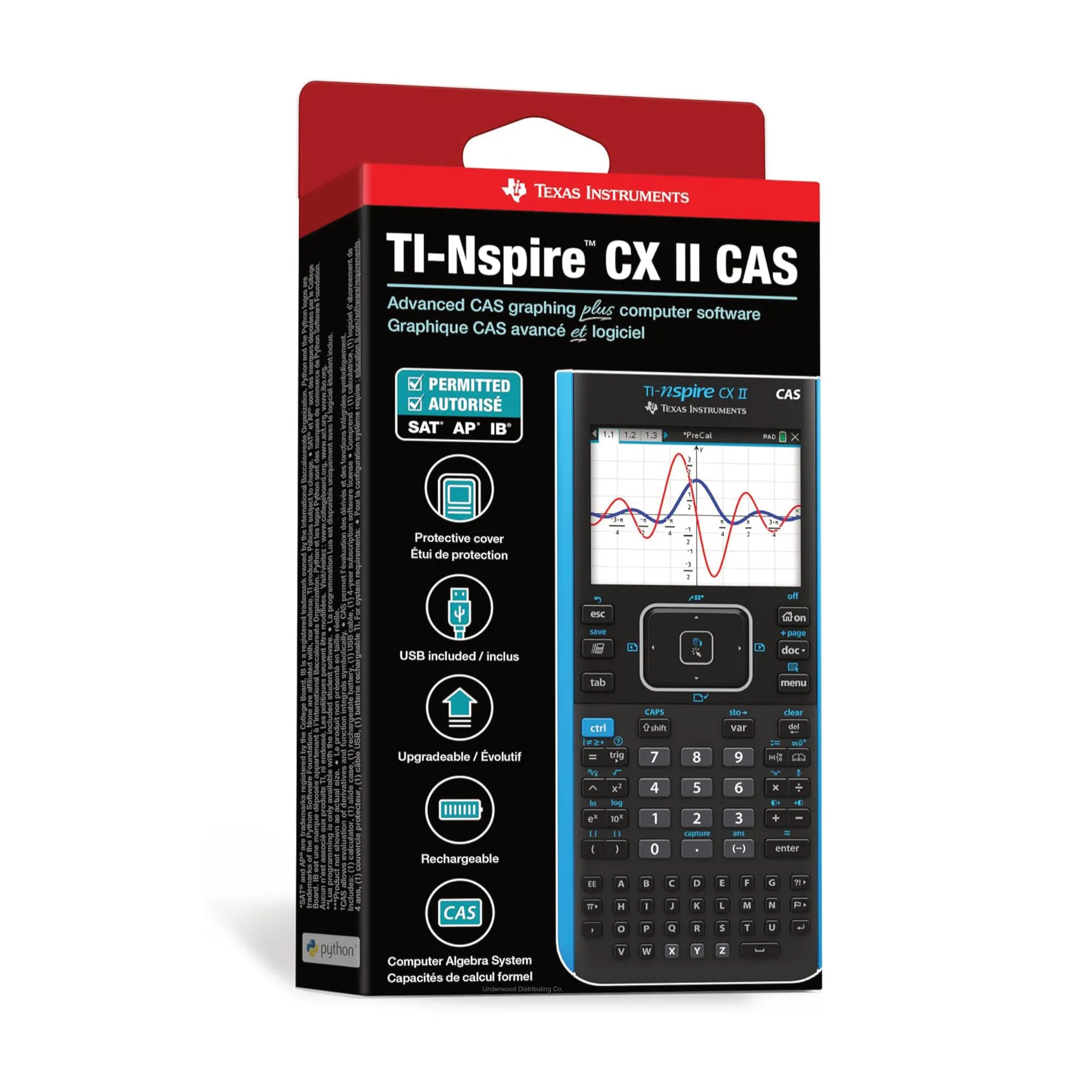 Texas Instruments TI-Nspire CX II CAS graphing calculator - additional product view