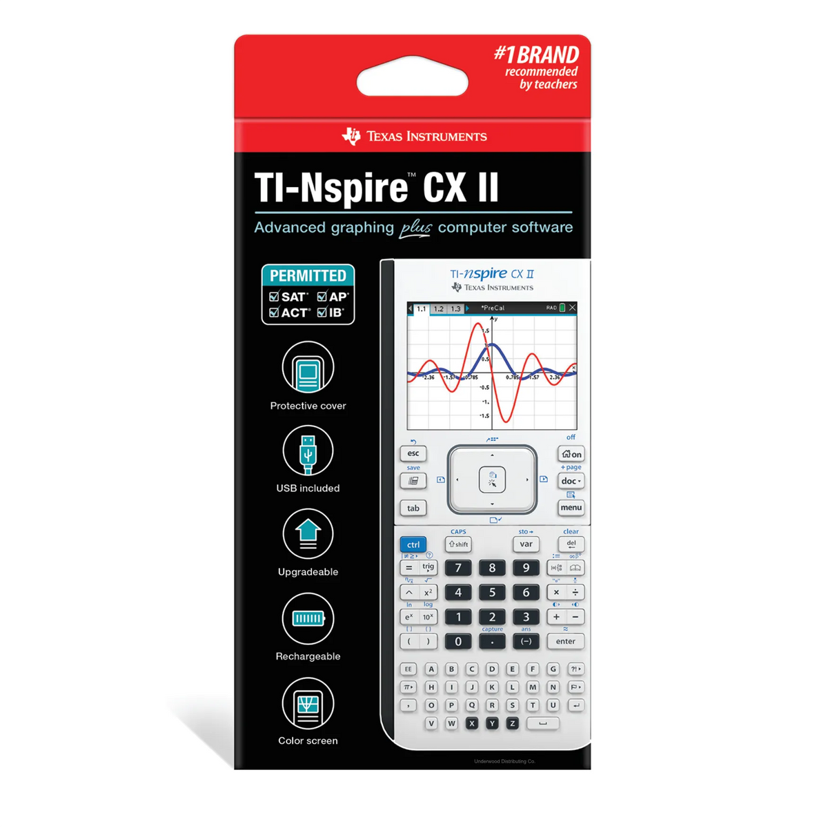 Texas Instruments TI-Nspire CX II graphing calculator - additional product view