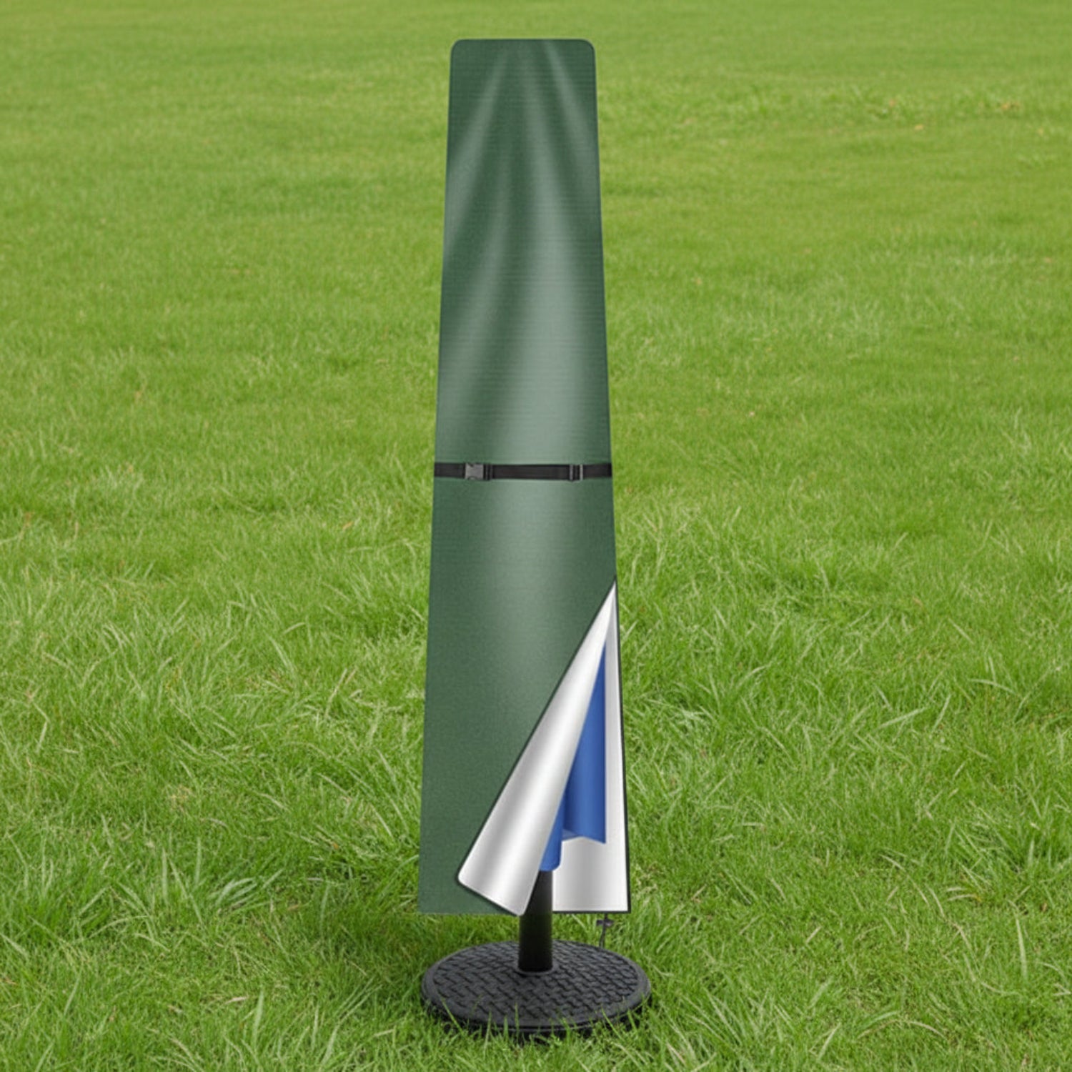 Capa para Guarda-sol Acessório de Jardim com Design Resistente às Intempéries