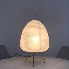 Japanese Rice Paper Table Lamp | Minimalist Zen Lighting