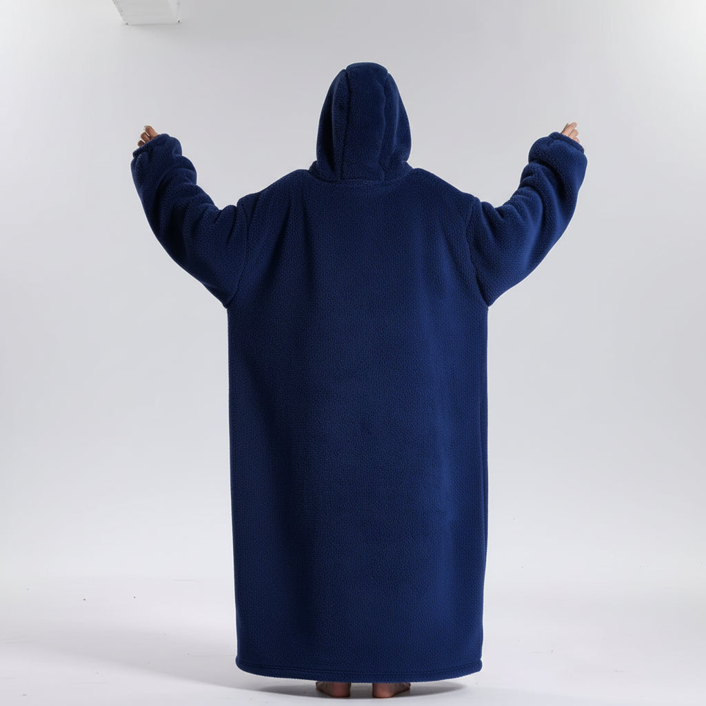 Moletom Cobertor Oversized Adulto Macio Vestível para Dias Frios