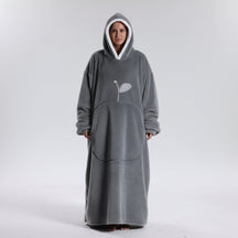 Moletom Cobertor Oversized Adulto Macio Vestível para Dias Frios