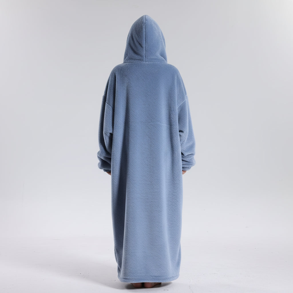Moletom Cobertor Oversized Adulto Macio Vestível para Dias Frios