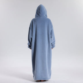 Moletom Cobertor Oversized Adulto Macio Vestível para Dias Frios
