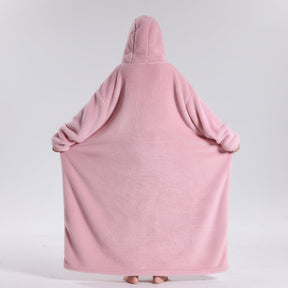 Moletom Cobertor Oversized Adulto Macio Vestível para Dias Frios