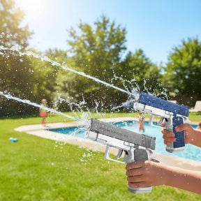 Arma de Água Infantil Brinquedo Lança-Água Diversão de Verão