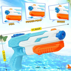 Arma de Água Brinquedo Infantil Lançador de Água Diversão ao Ar Livre