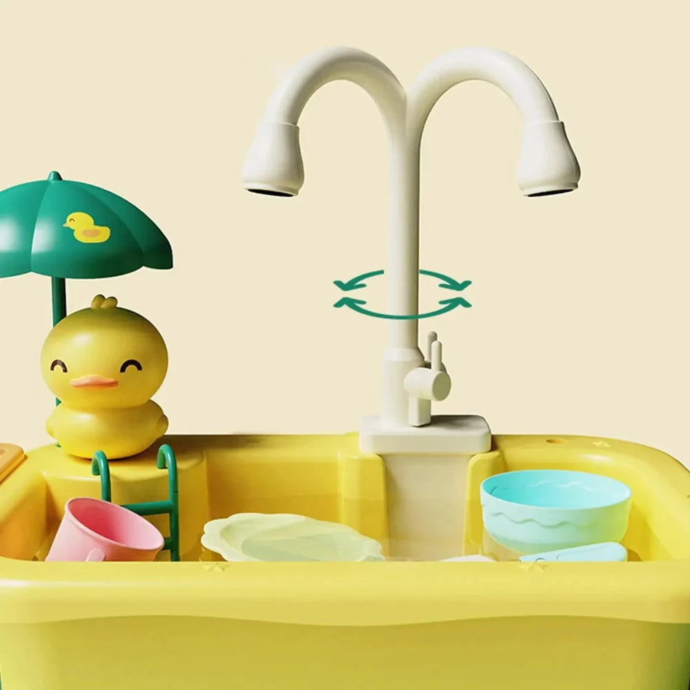 Conjunto de Brinquedos com Bomba para Mesa de Água para Atividade ao Ar Livre