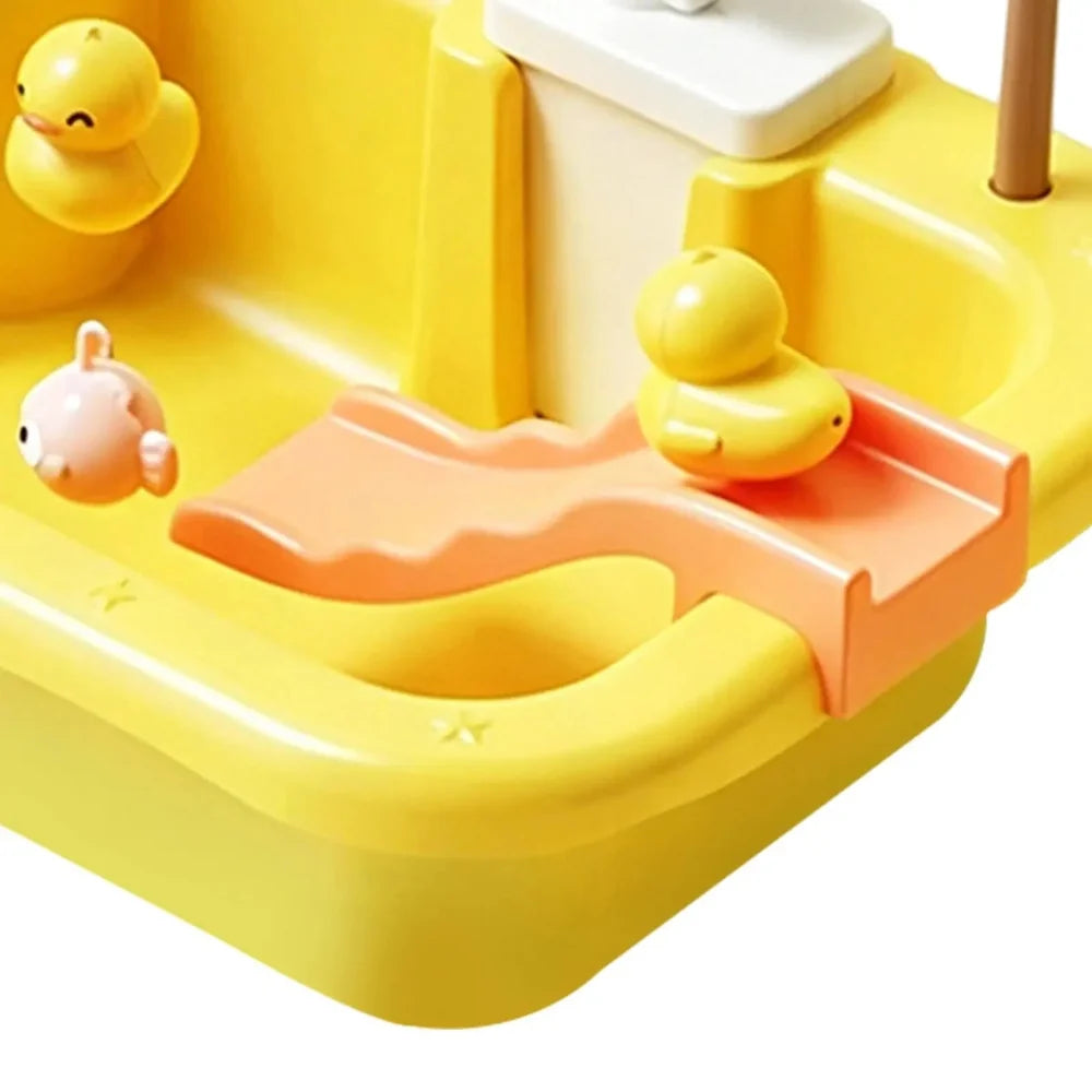 Conjunto de Brinquedos com Bomba para Mesa de Água para Atividade ao Ar Livre
