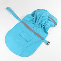 Capa de Chuva Impermeável para Cães com Capuz Ajustável