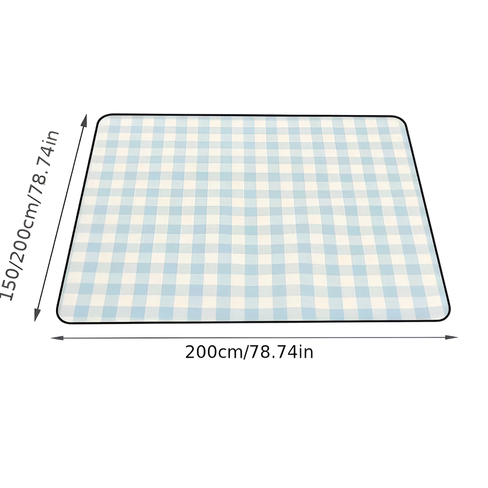 Cobertor de piquenique impermeável, manta externa com design portátil