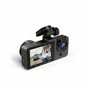 Wide Angle Dash Cam Dual Camera Motion Detection Features
