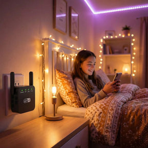 Repetidor de Sinal Wi-Fi Dual Band com Conexão Mesh