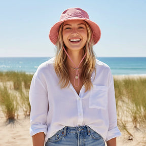 Chapéu Bucket Feminino Estilo Pescador | Chapéu de Sol