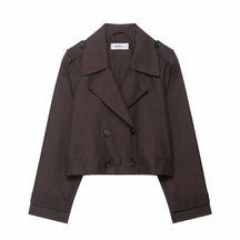Trench Coat Cropped Feminino Curto | Casacos