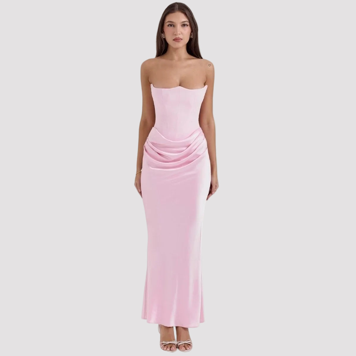 Vestido Formal Feminino com Corset Elegante | Vestido de Festa