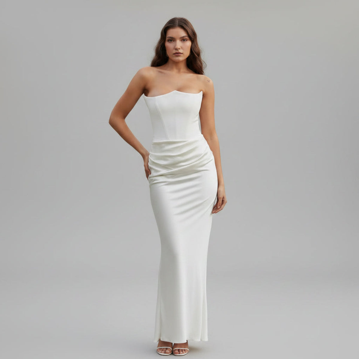 Vestido Formal Feminino com Corset Elegante | Vestido de Festa
