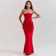 Vestido de Festa Feminino com Corset