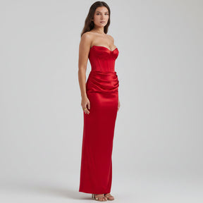 Vestido de Festa Feminino com Corset