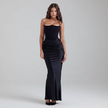 Vestido de Festa Feminino com Corset
