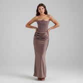 Vestido de Festa Feminino com Corset