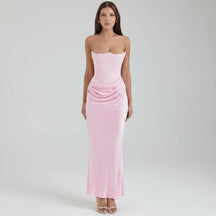 Vestido de Festa Feminino com Corset
