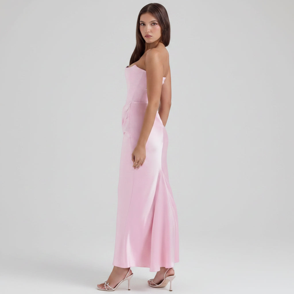 Vestido de Festa Feminino com Corset