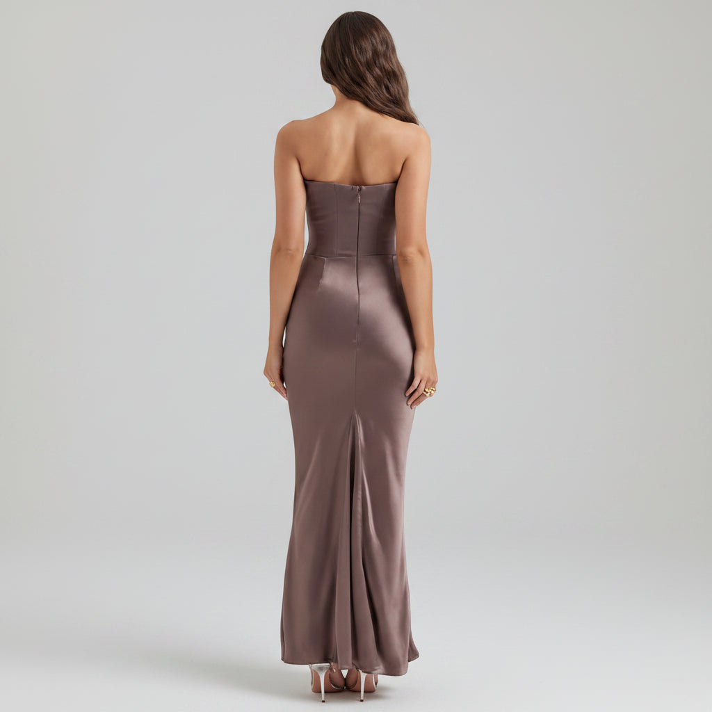 Vestido de Festa Feminino com Corset