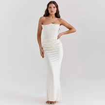 Vestido de Festa Feminino com Corset