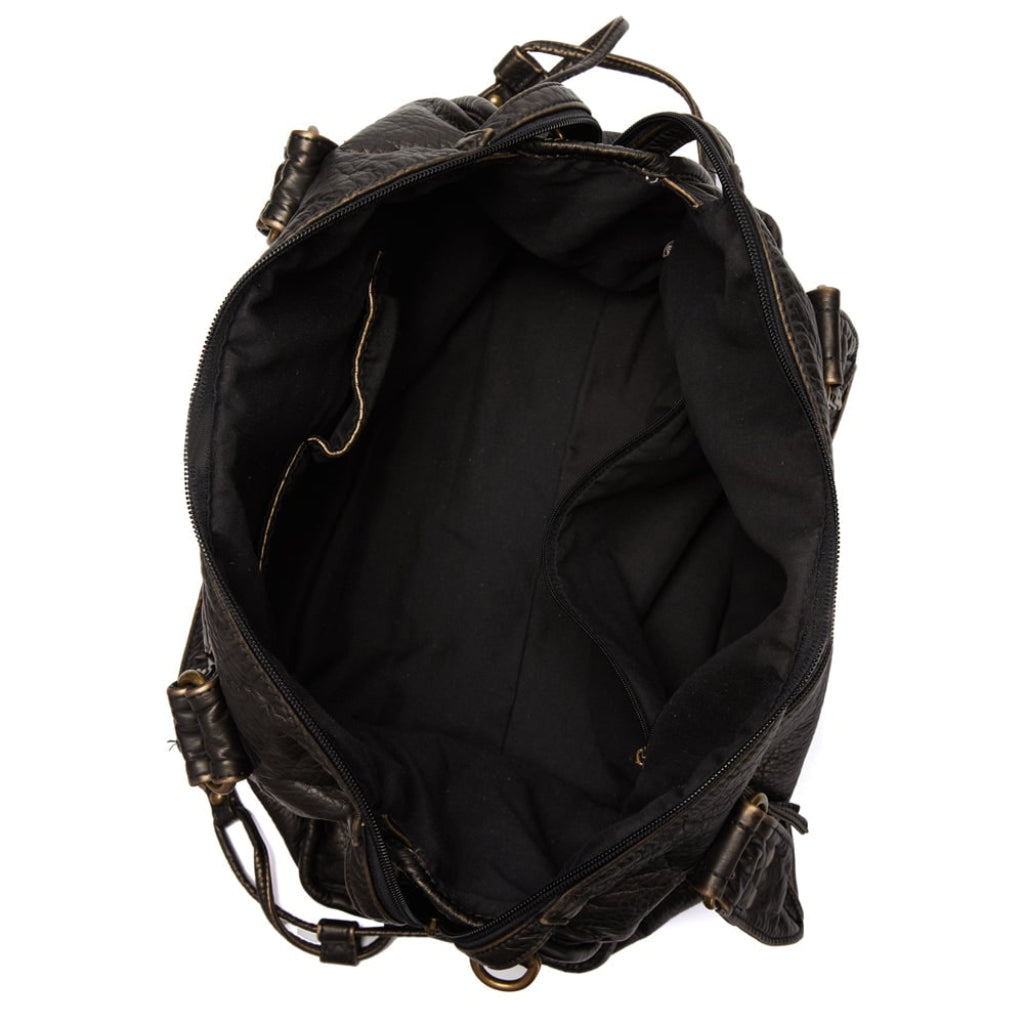 Bolsa feminina grande estilo retrô com alça ajustável