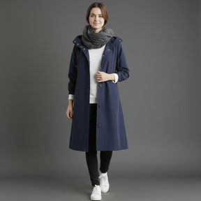 Trench Coat Feminino Impermeável | Casaco de Inverno