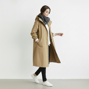 Trench Coat Feminino Impermeável | Casaco de Inverno